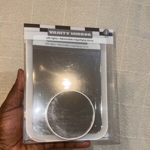 Vanity Mirror with LED Lights - White
